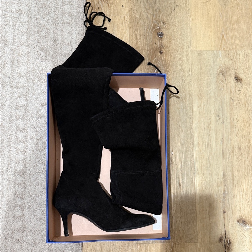 Stuart Weitzman Black Over the Knee Boots